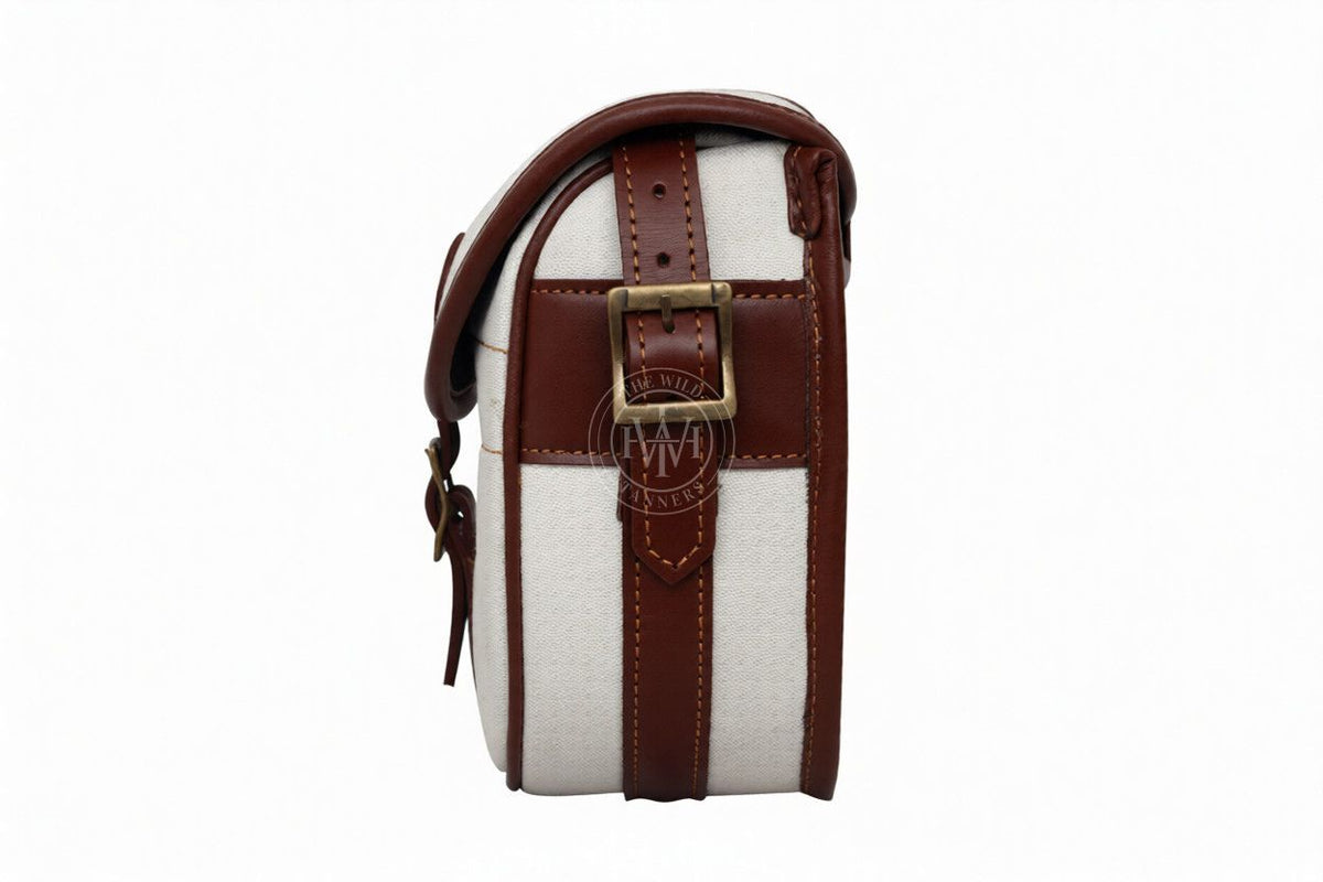 Leather Canvas Cartridge Bag, view 2