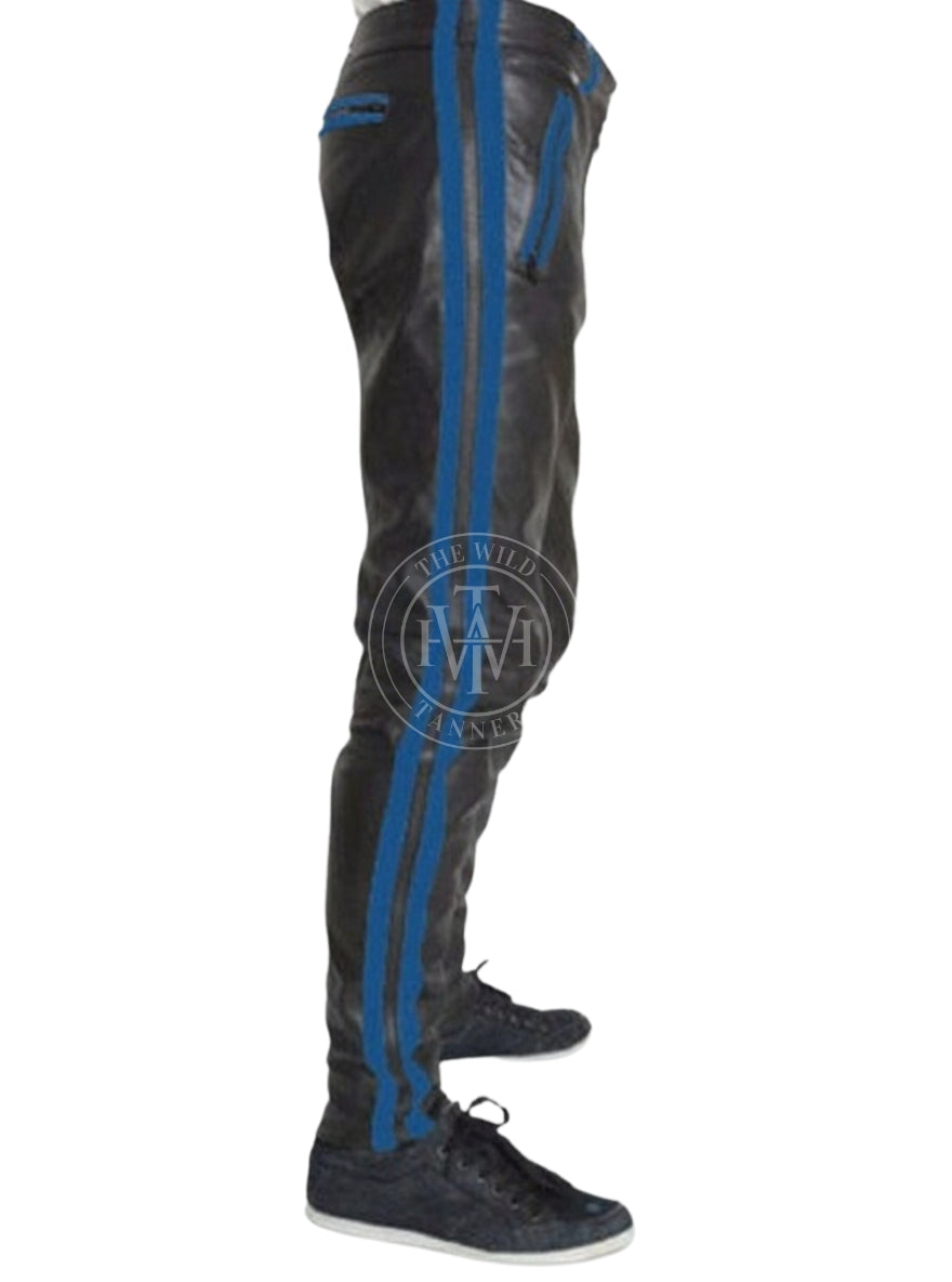 Men's Fashion Leather Pants, view 6