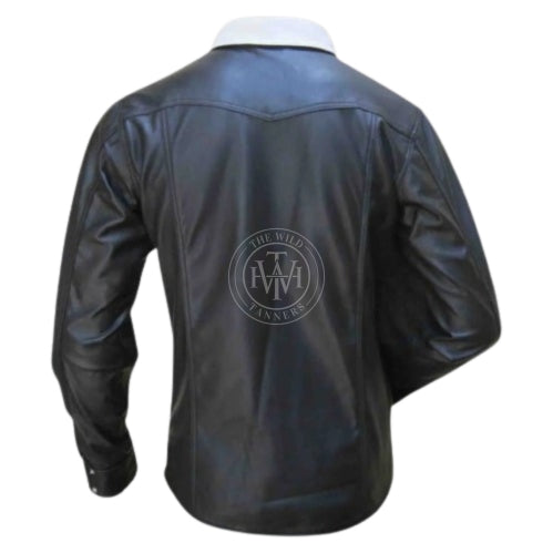 leather shirt, gay leather shirt, leather shirt  bdsm, bondage leather shirt, leather party shirt