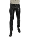 leather pants, leather BDSM Pants, Leather Bondage Pants, Gay Leather Pants, Leather pants mens, quilted leather pants