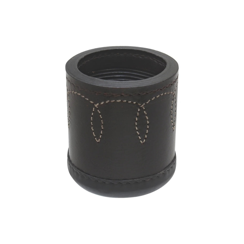 Leather Dice Cups- Ribbed Interior