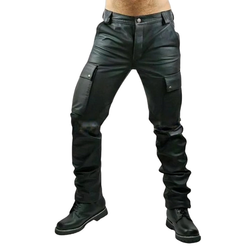 leather pants, leather BDSM Pants, Leather Bondage Pants, Gay Leather Pants, Leather pants mens, leather cargo pants