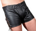 leather shorts, leather shorts bondage, leather shorts bdsm, leather gay shorts, gay leather shorts