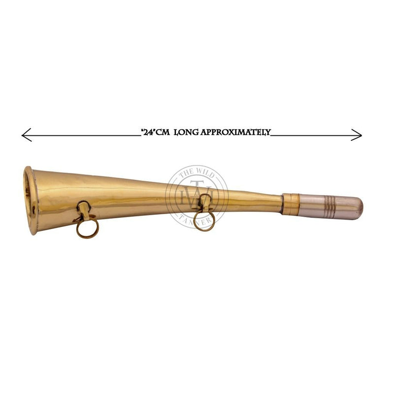 brass bosun whistle, 24cm boatswain pipe, antique nautical whistle, large naval bosun call, traditional marine signal whistle, vintage brass and steel pipe, maritime whistle for ships, collector's naval whistle, 24 cm brass boatswain tool, brass steel bosun whistle large size