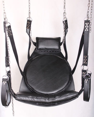 VIP leather bondage swing