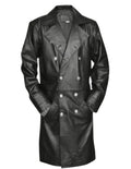 leather coat, leather blazer, leather long coat, leather trench coat, leather long coat, leather overcoat, genuine leather coat, cowhide leather coat