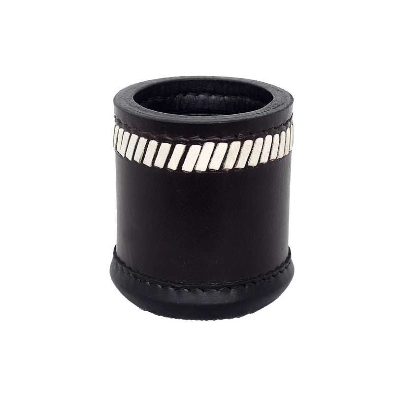 leather dice cups, leather dice shaker, genuine leather dice cups