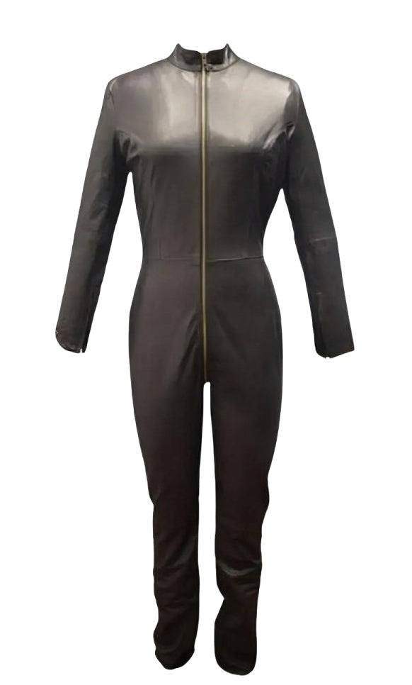 leather jumpsuit, leather catsuit, leather adult body suit, catsuit bdsm, catsuit bondage