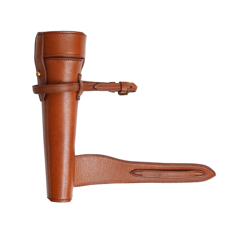 Hunting Flask for Saddle, Hunting Flask, Hunting Flask with Case, Leather Case