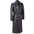 leather coat, leather long coat, leahter trench coat, leather overcoat