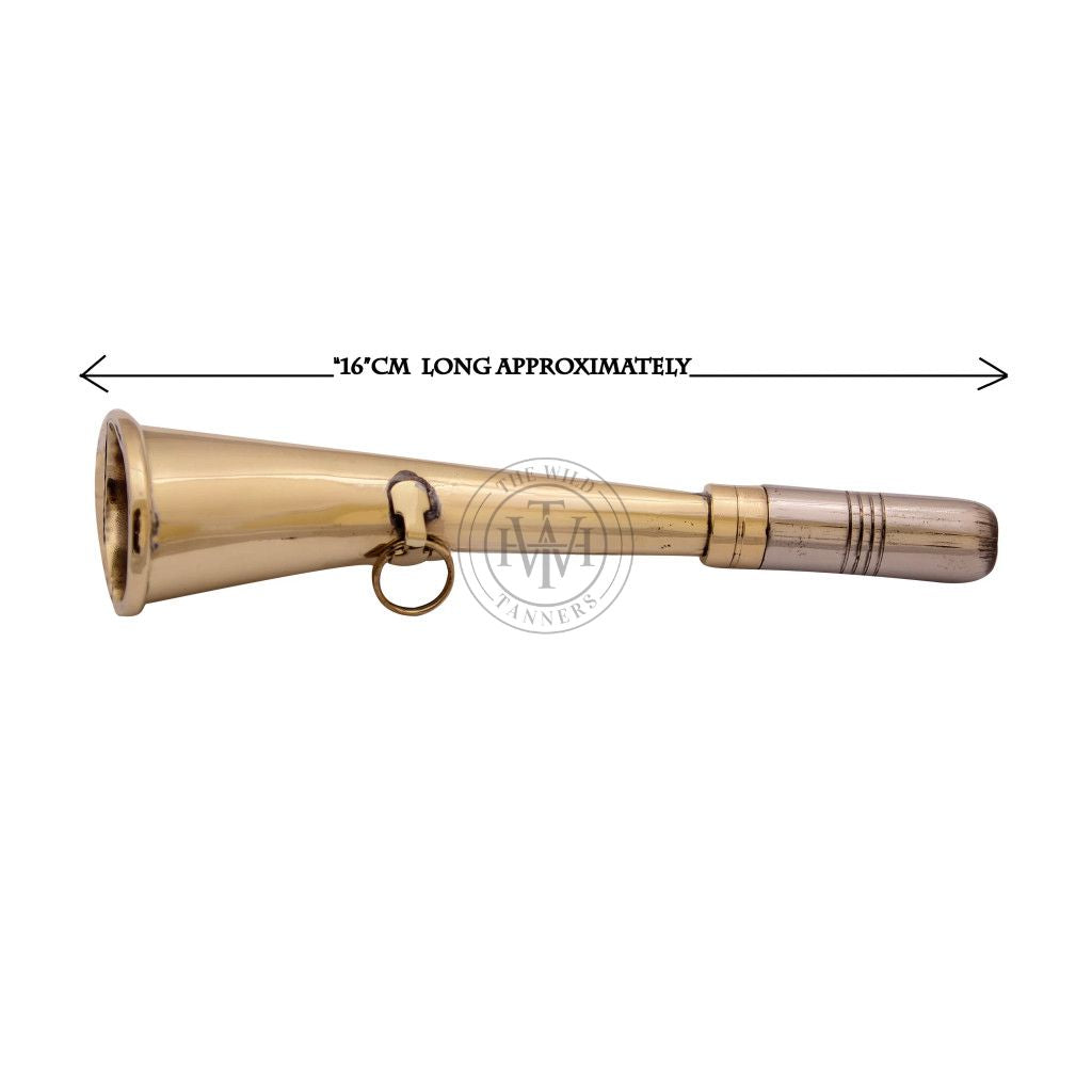 brass bosun whistle, 16cm boatswain pipe, antique nautical whistle, traditional naval bosun call, marine signal whistle, vintage brass and steel whistle, maritime collector's whistle, ship boatswain tool, naval whistle 16 cm, brass steel pipe with key ring