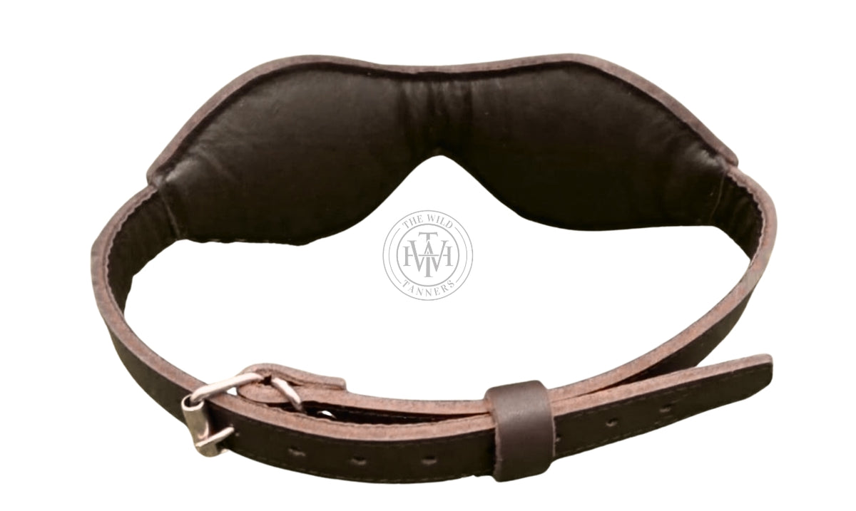 Genuine Leather Blindfold, view 2