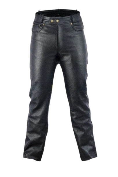 Mens Leather Motorcycle Pants