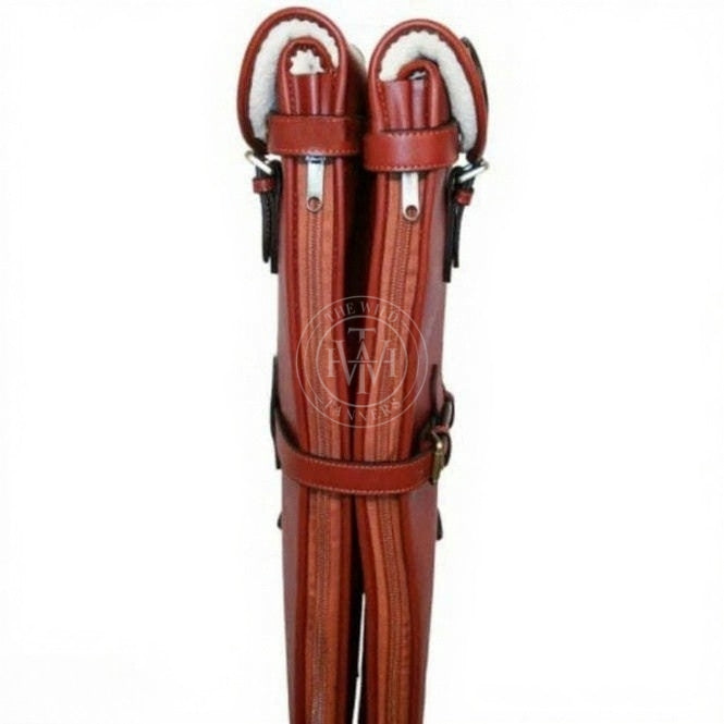 Tan leather shotgun case with detachable design, Gun Cases For Shotgun