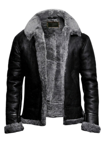 Aviator Mens Leather Jacket