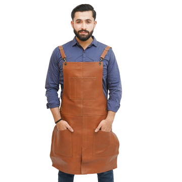 Multi Pocket Leather Apron With Pockets for Professionals