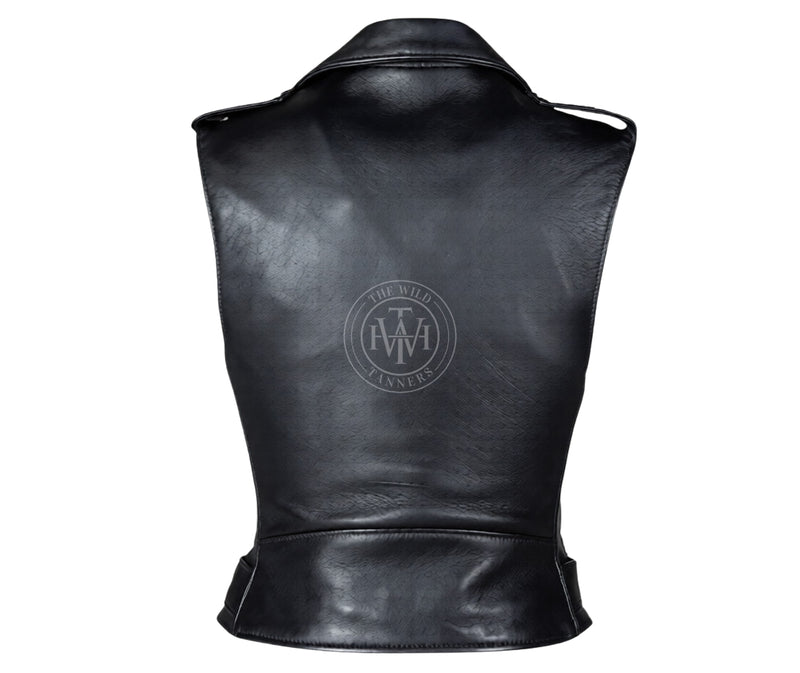 leather vest, gay leather vest, leather vest bdsm, bondage leather vest