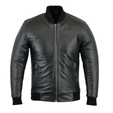Black Leather Jacket For Men