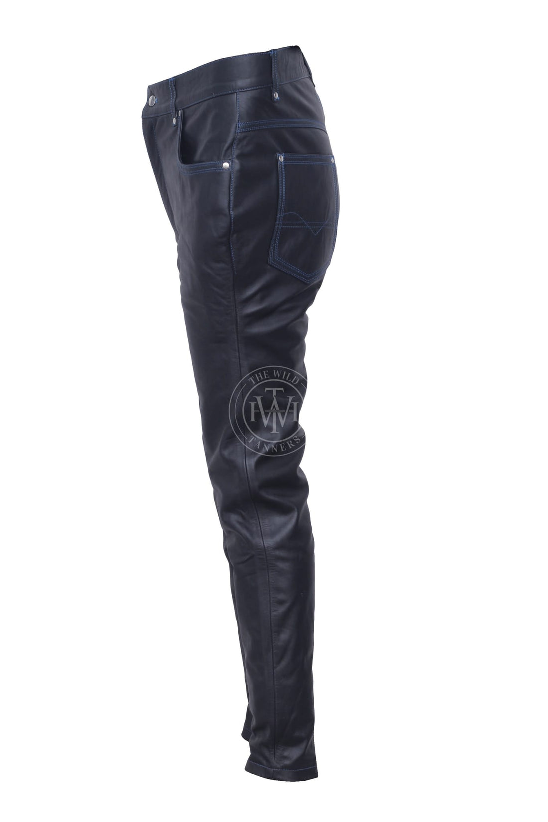 Jeans Style Leather Pants