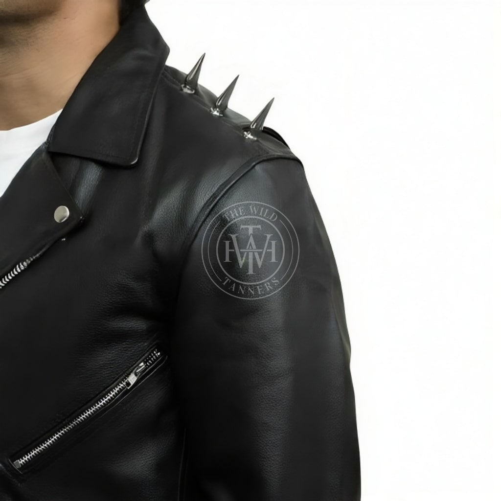Premium Leather Jacket For Men, view 4