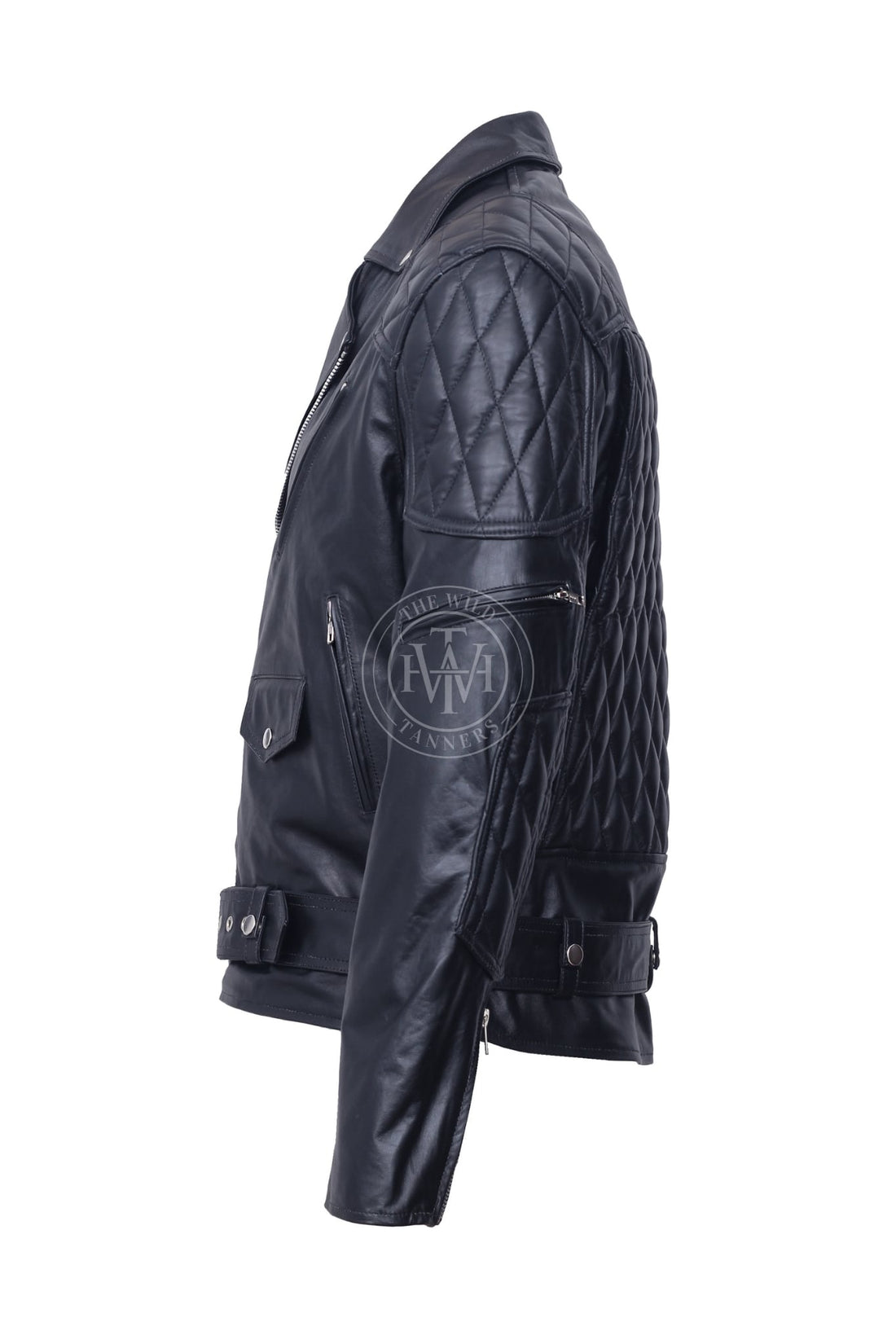 Premium Mens Leather Motorcycle Jacket