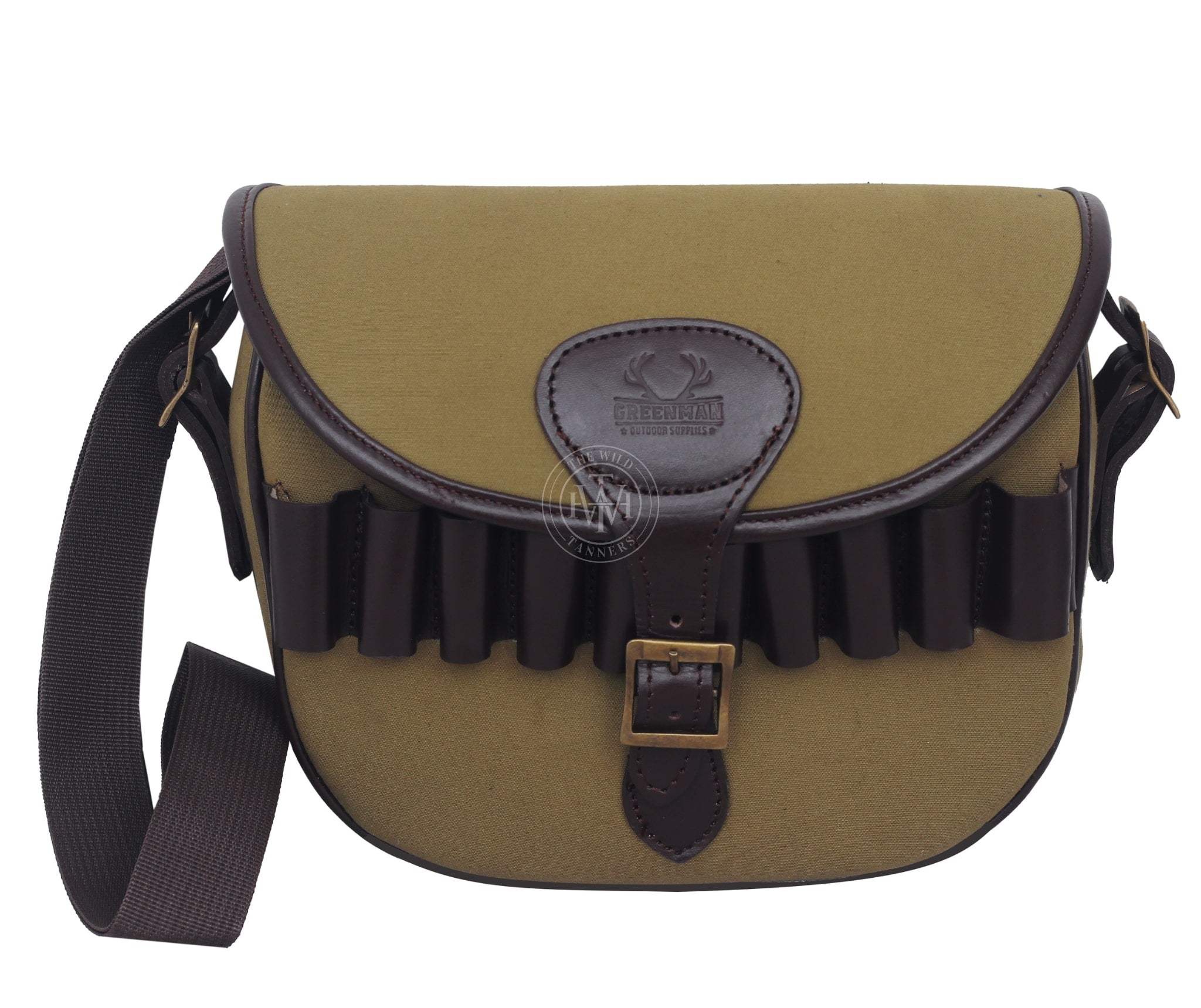 leather canvas cartridge bag, canvas cartridge bag, canvas ammo bag,  ammo storage solution