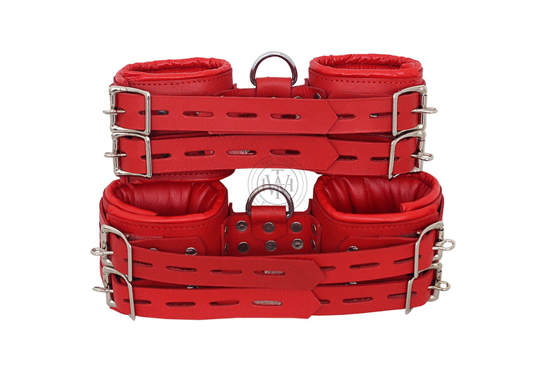 leather suspension cuffs, suspension cuffs, leather wrist cuffs, bondage suspension cuffs, bdsm suspension cuffs, ankle cuffs, leather bondage suspension wrist