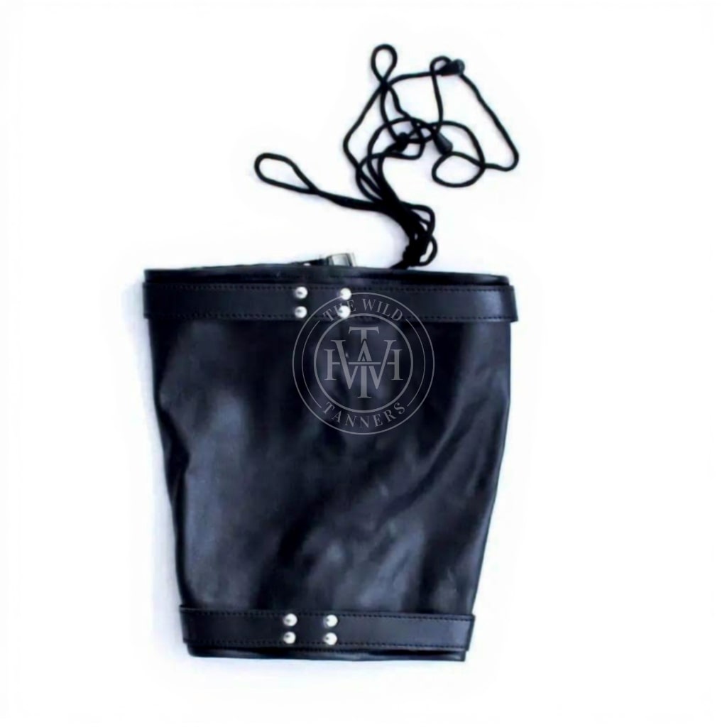Kinky Leather Leg Binder For BDSM Play, view 3