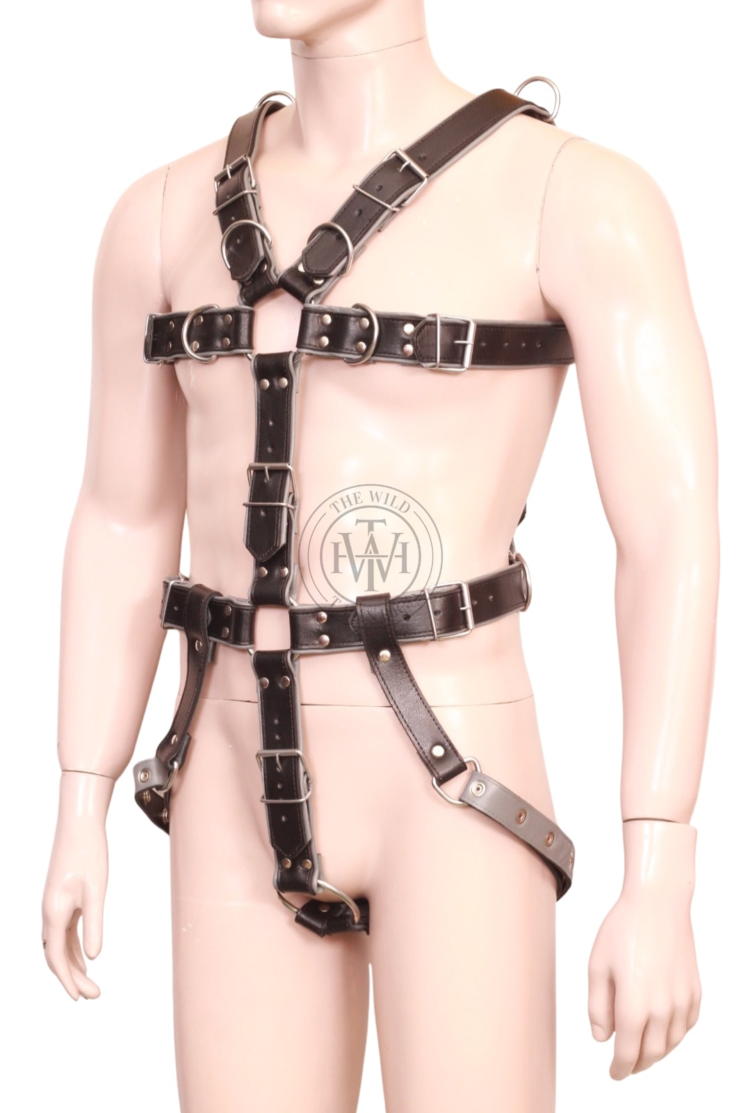 Genuine Gay Leather Full Body Harness