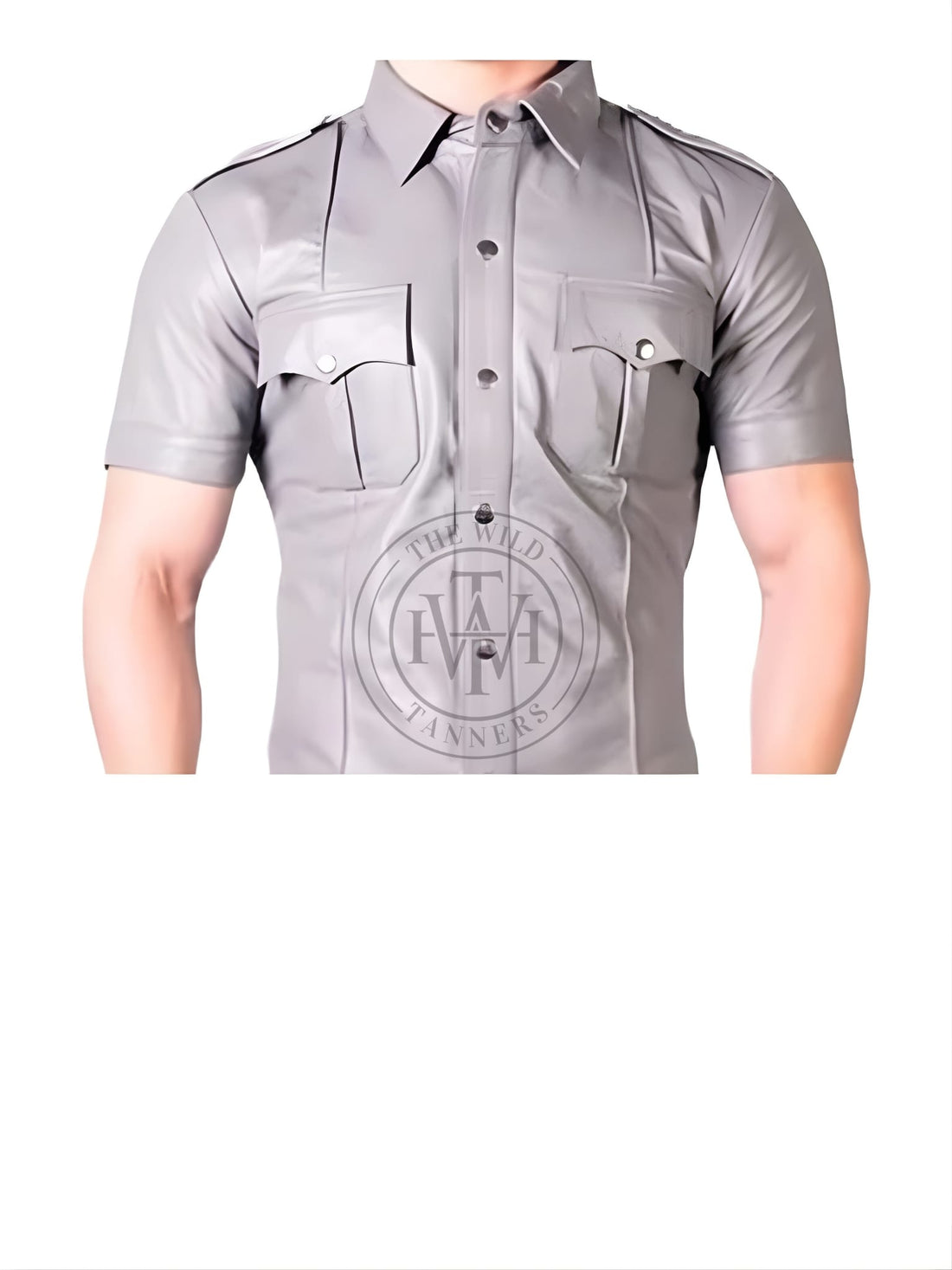 Gay Leather Pants and Shirts Set