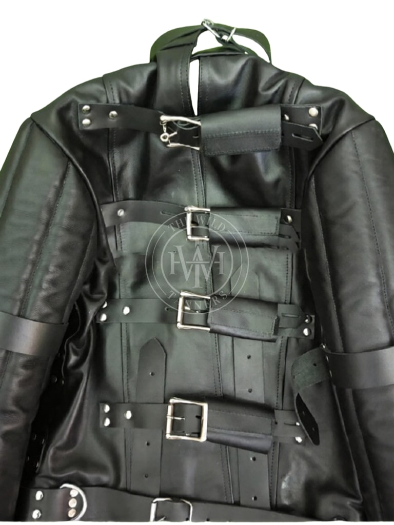 Leather BDSM straitjacket, view 3