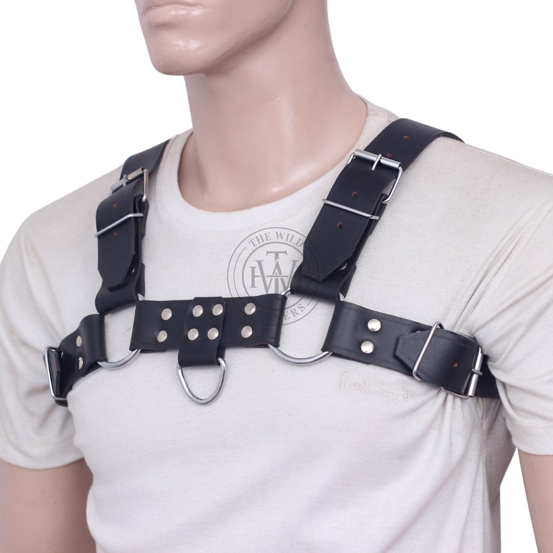 Leather Chest Harness for Bold Fashion, harness men, bdsm harness, chest harness