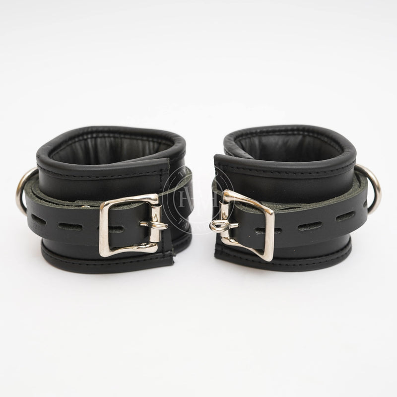 Handmade 7 Pcs Set Leather Bondage Cuffs, leather handmade cuffs, 7 Pcs set leather cuffs, bdsm cuffs, leather cuffs, bondage leather cuffs