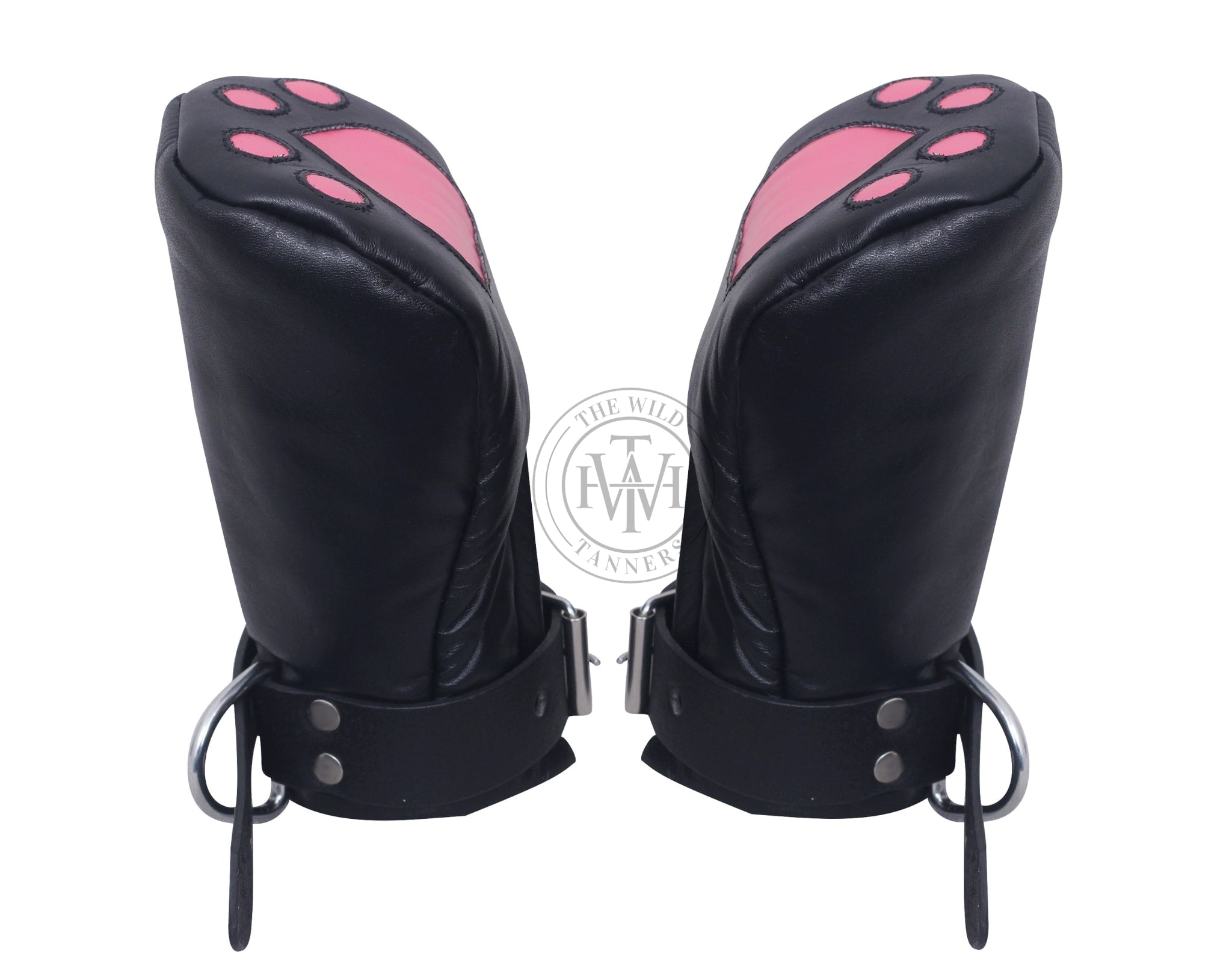Lockable Mittens Leather Bondage Mittens