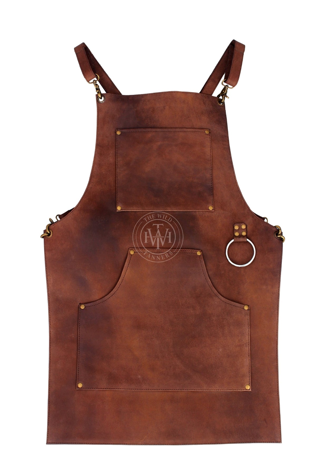 Cross-Back Leather Work Aprons, view 2