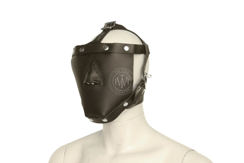 Leather Bondage Muzzle, Bondage Muzzle, Leather Muzzle, BDSM Muzzle