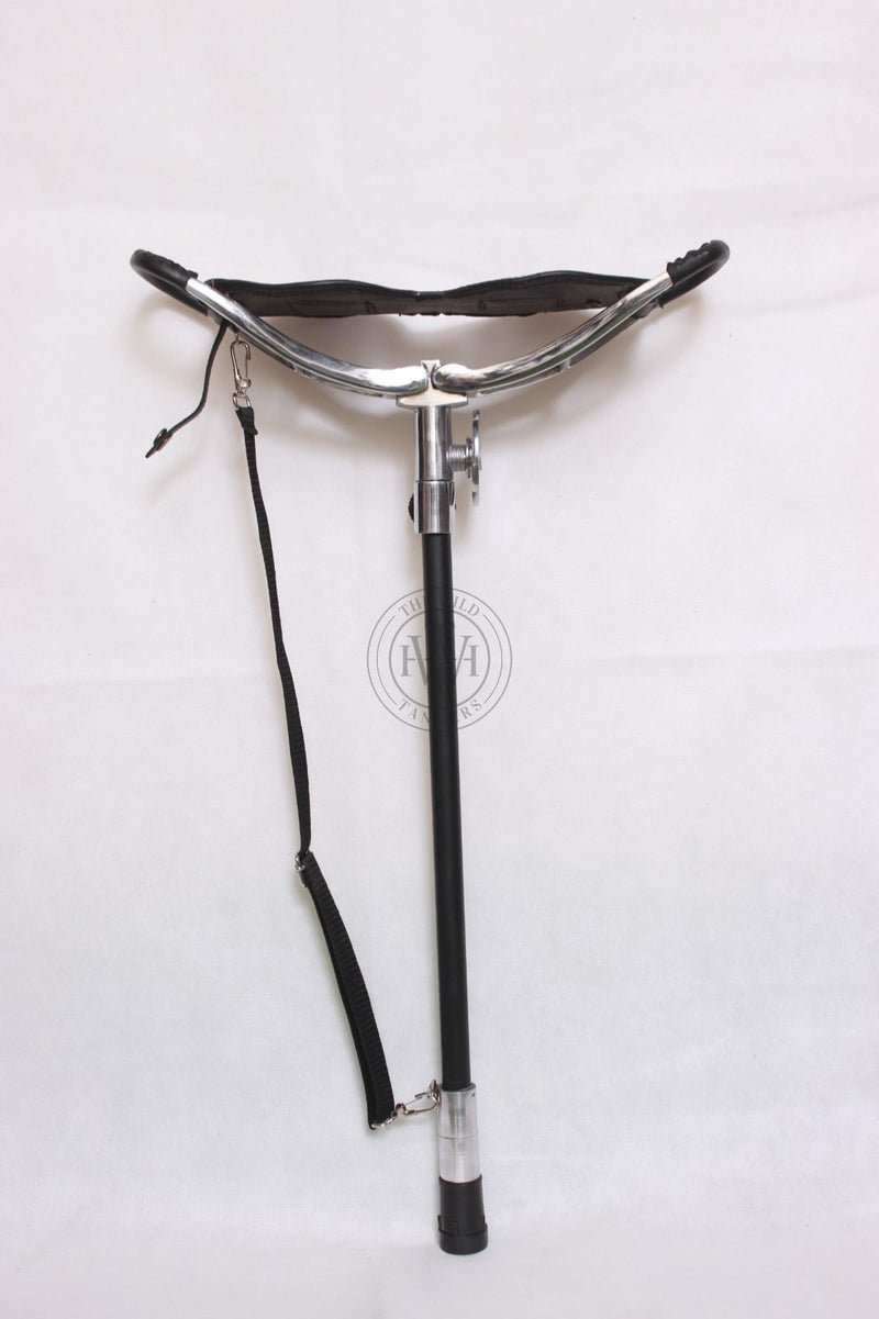 folding stool seat, leather camping stool, shooting stick, Folding Stool