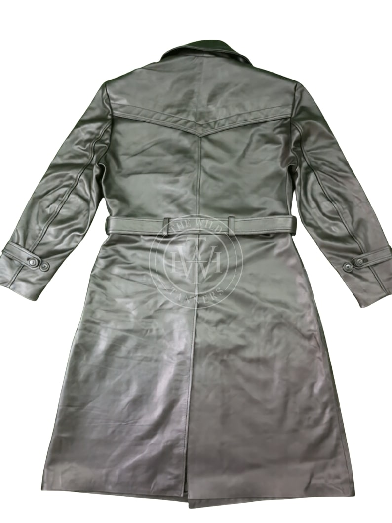 Leather Men's Trench Coat, view 3