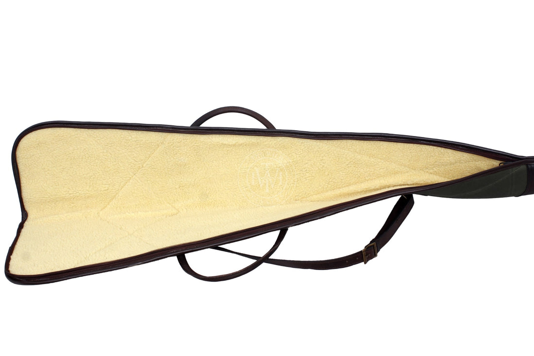 Durable Canvas Leather Shotgun Case
