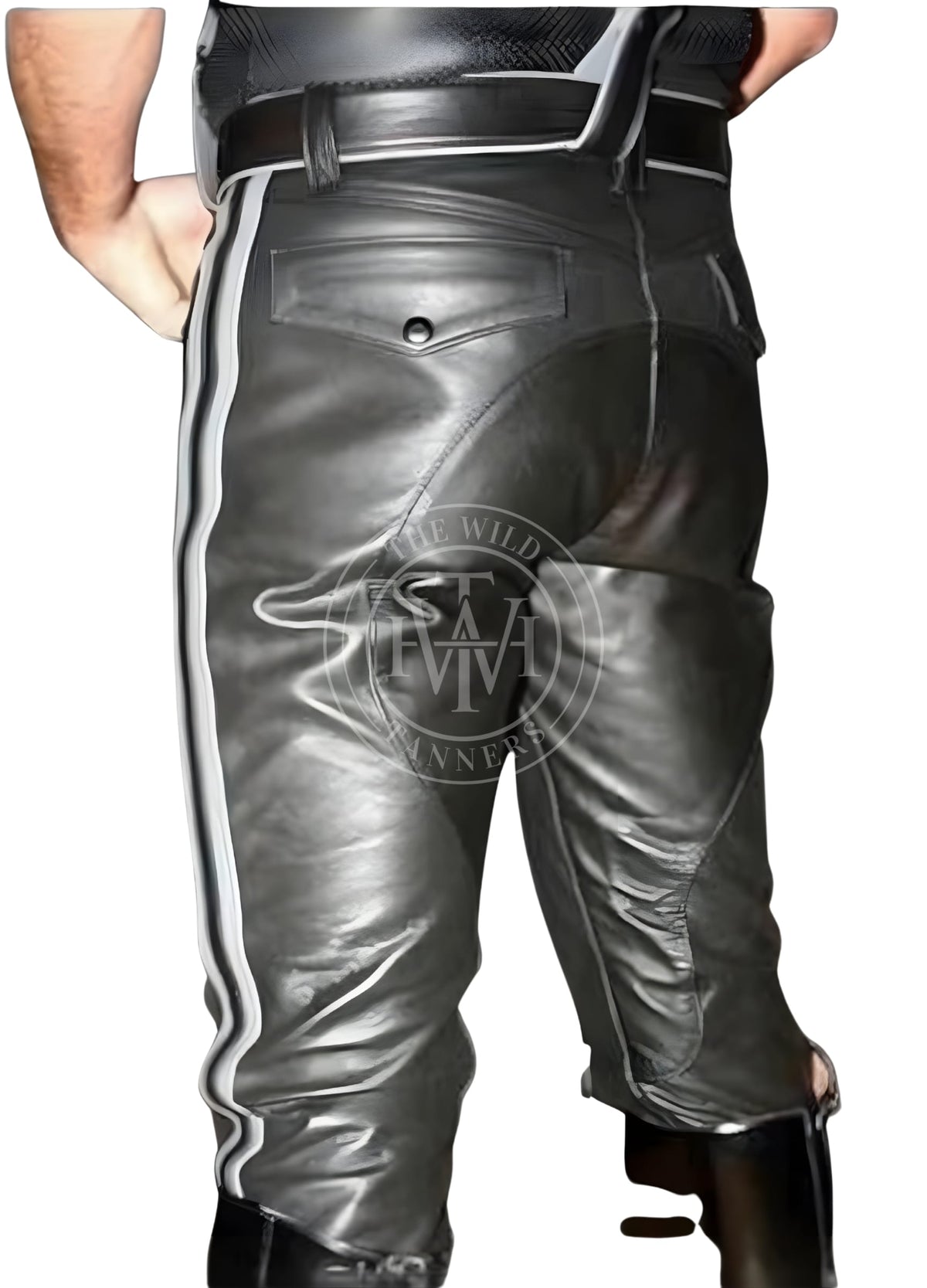 Genuine Leather Pant For Men, view 3