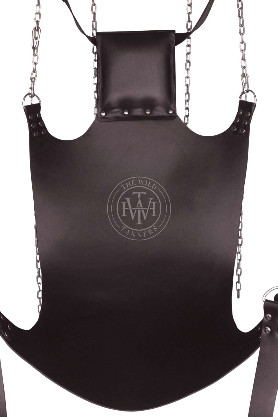 Leather Sex Sling with Leg Loops, view 3