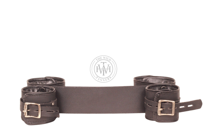 leather suspension cuffs, suspension cuffs, leather wrist cuffs, bondage suspension cuffs, bdsm suspension cuffs, Leather Arm Binder , bdsm restraints