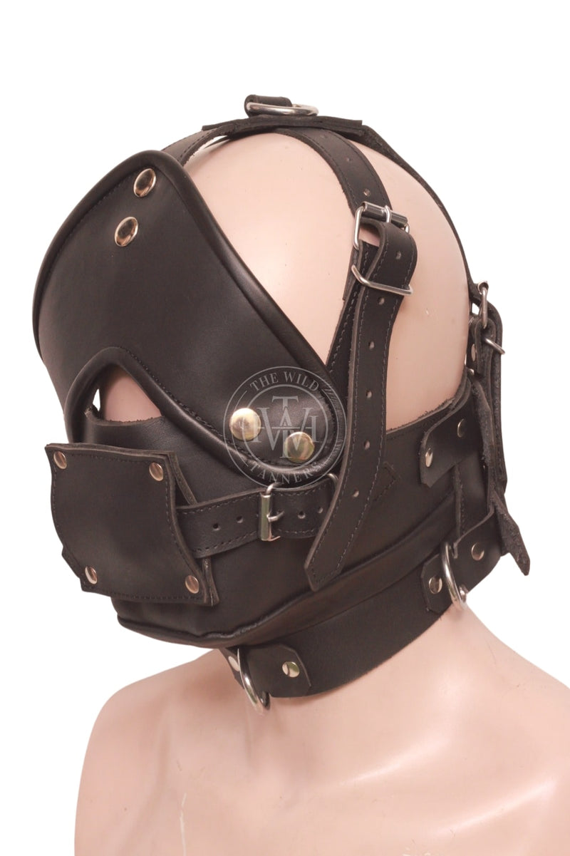 BDSM Head Harness Muzzle With Bondage Mouth Gag