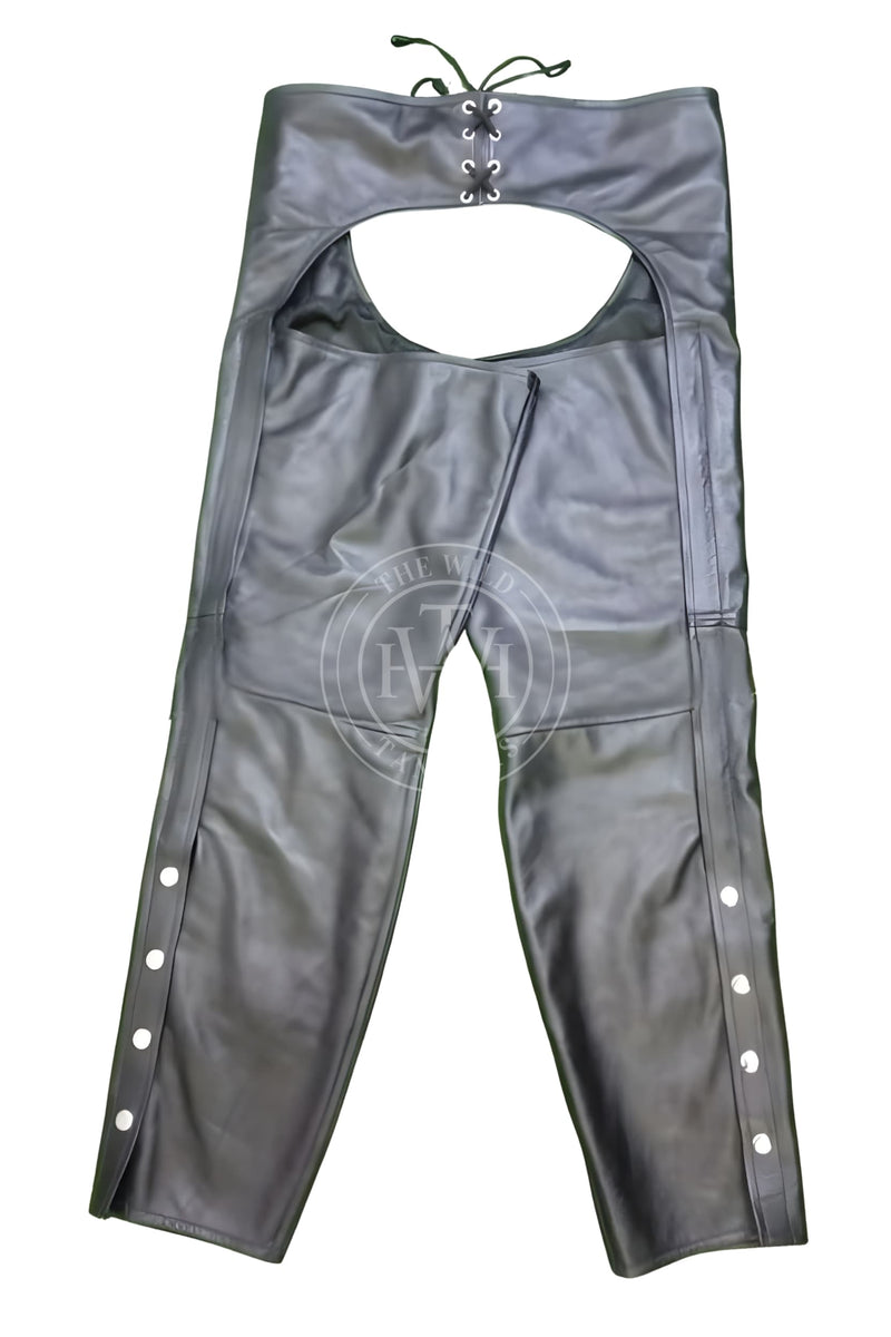 leather chaps, leather BDSM chaps, Leather Bondage chaps, Gay Leather chaps, leather chaps mens