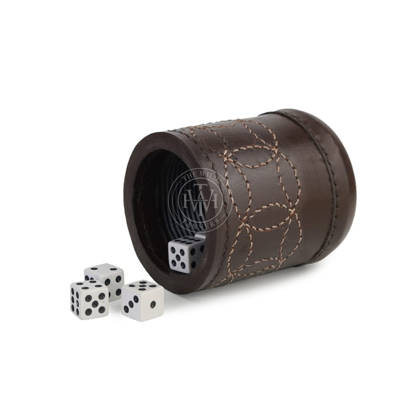 Leather Dice Cups, Brown Dice Cup, Leather Dice Cup, Dice Shaker, Leather Dice Shaker