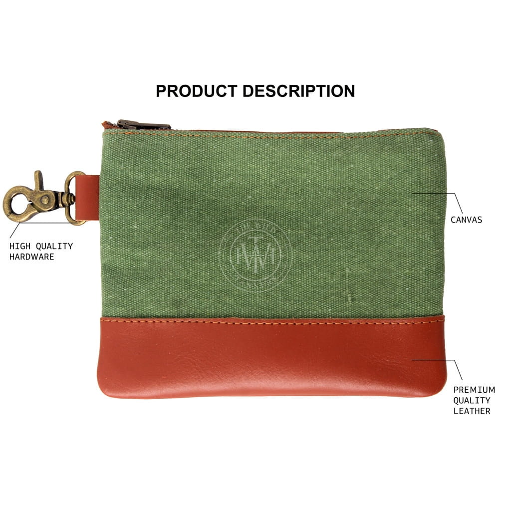 Premium Canvas Golf Pouch, view 3