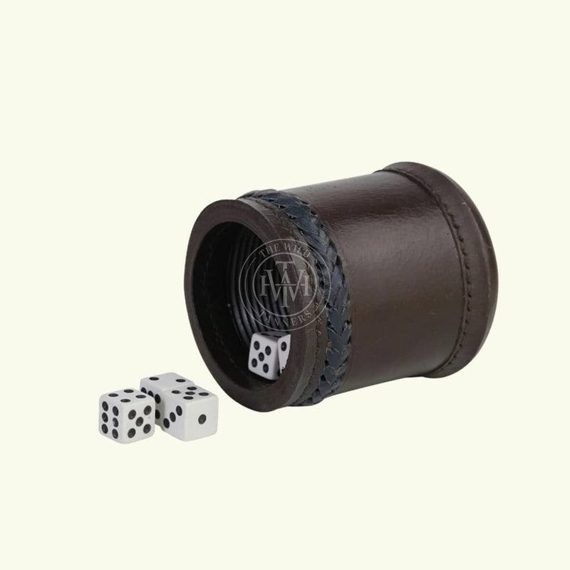 Leather Dice Cups, Black Dice Cup, Leather Dice Cup, Dice Shaker, Leather Dice Shaker, Leather Antique Dice Cup