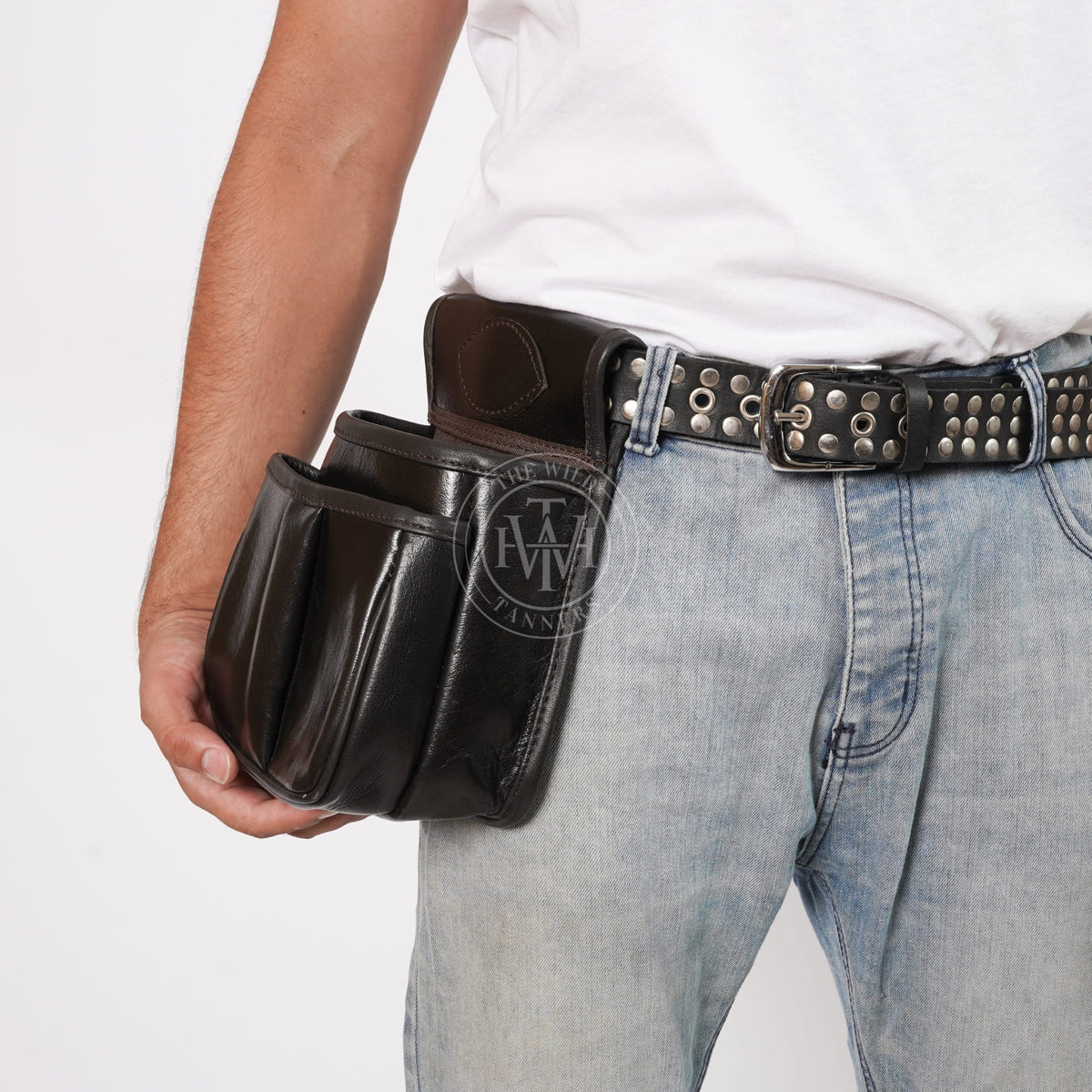 Premium Leather Shotgun Ammo Pouch, view 3