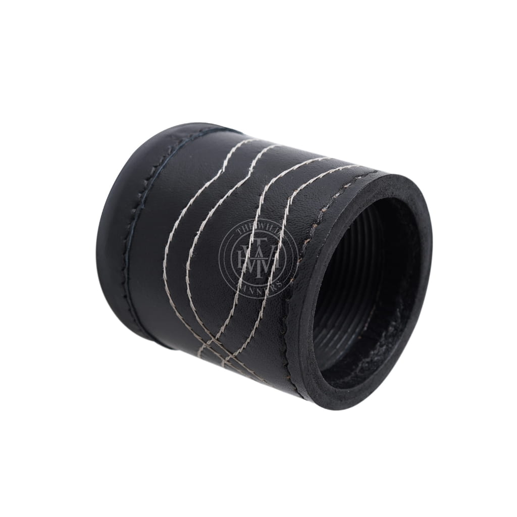 Leather Yahtzee Dice Cup - Ribbed Interior