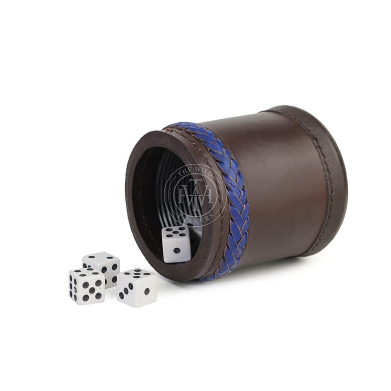 Leather Dice Cups, Brown Dice Cup, Leather Dice Cup, Dice Shaker, Dice Roller, leather liar's dice cup